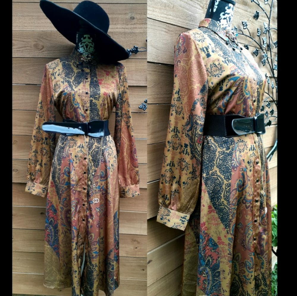 Shein printed dress